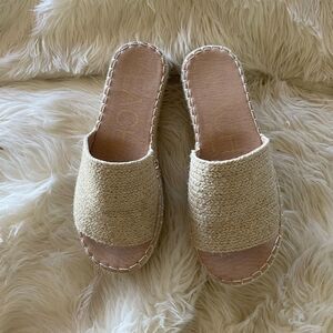 Raffia  BEACH  slides
